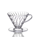 Пуровер пластиковий прозорий Hario V60 02