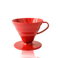 Пуровер пластиковий червоний Hario V60 02